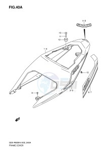 GSX-R600 (E2) drawing FRAME COVER (MODEL K5)