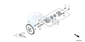 NSC110E Vision 110 - NSC110E UK - (E) drawing OIL PUMP