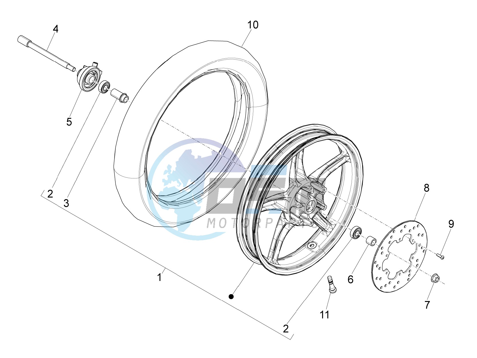 Front wheel