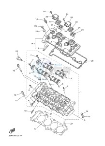 FZ8-S FZ8 FAZER 800 (42PA 42PE) drawing CYLINDER HEAD