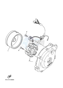 YBR125E YBR 125E (BN9M) drawing GENERATOR