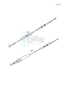 KX 250 C [KX250] (C1) [KX250] drawing CABLES -- 83 KX250-C1- -