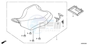 TRX500FPMD TRX500FPM Australia - (U) drawing SEAT