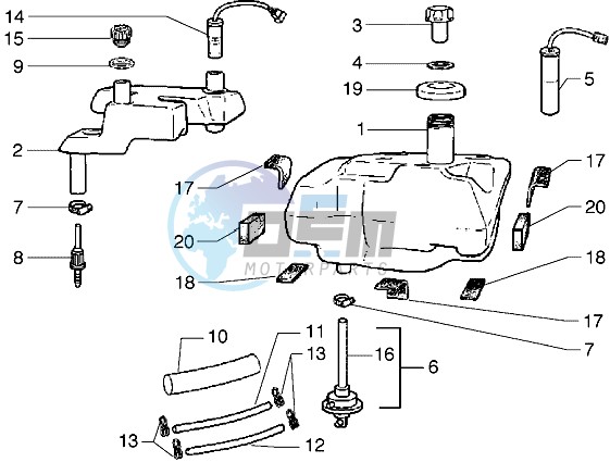 Fuel tank - Oil tank