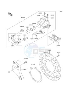 VN 2000 F [VULCAN 2000 CLASSIC LT] (6F-7F) F6F drawing REAR BRAKE