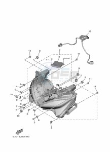 CZD300-A XMAX 300 (BBA3) drawing ELECTRICAL 3