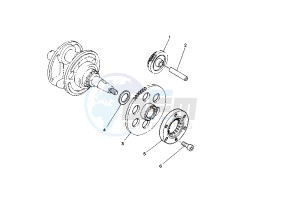 XV S VIRAGO 250 drawing STARTING CLUTCH