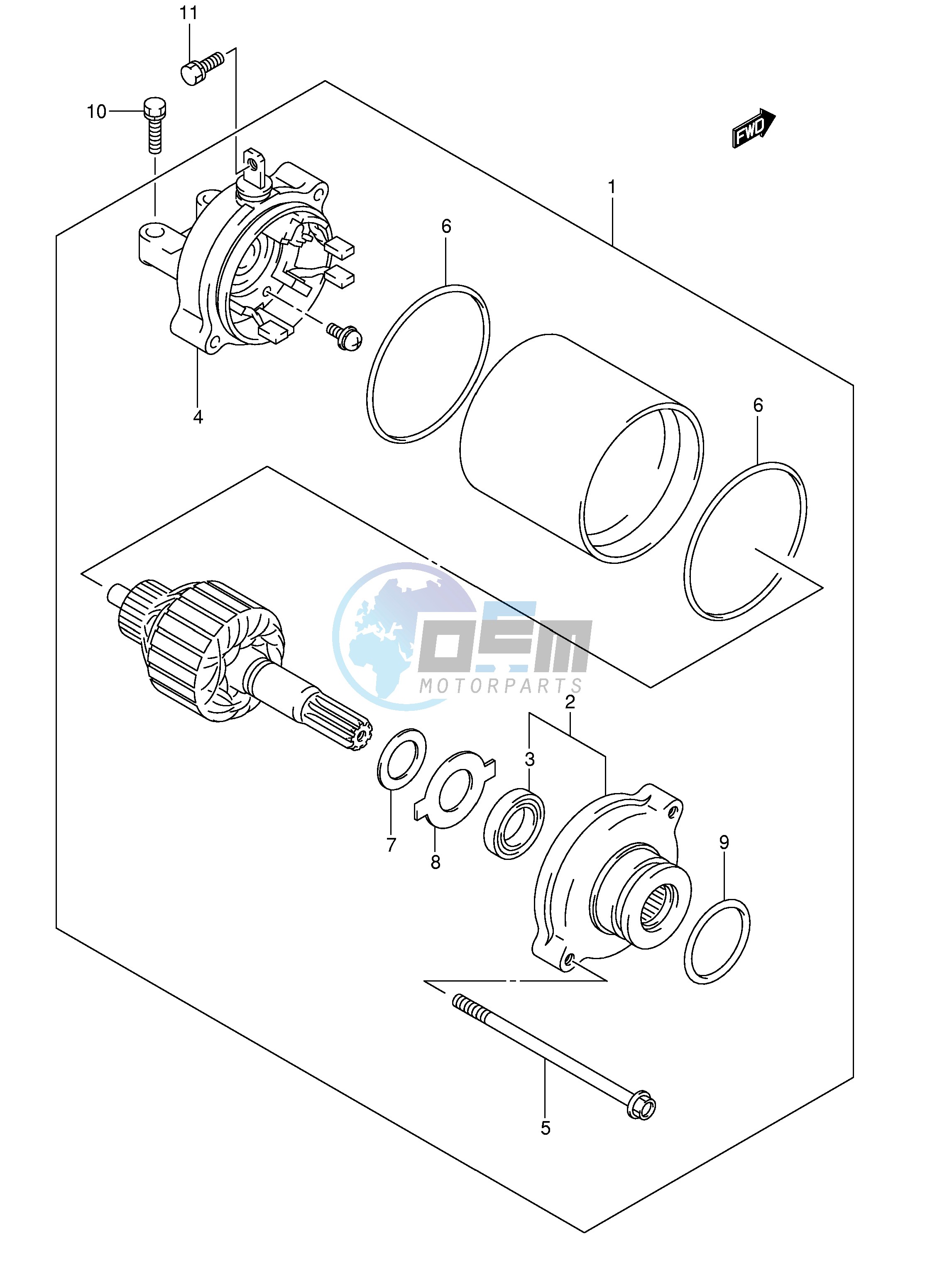 STARTING MOTOR