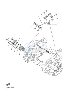 WR250F (1HCE) drawing OIL CLEANER