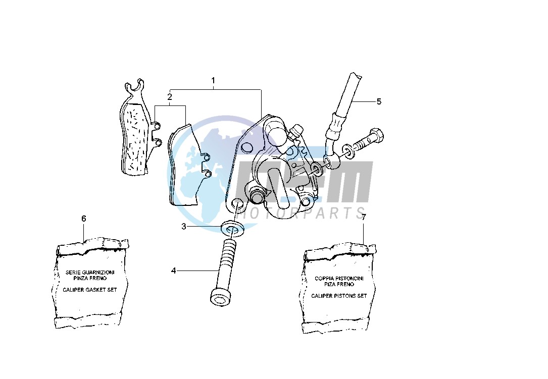 Front brake caliper