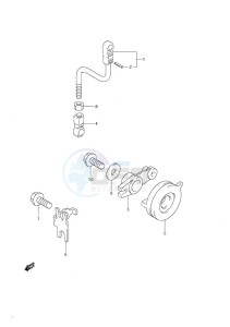 DF 9.9 drawing Throttle Control Non-Remote Control