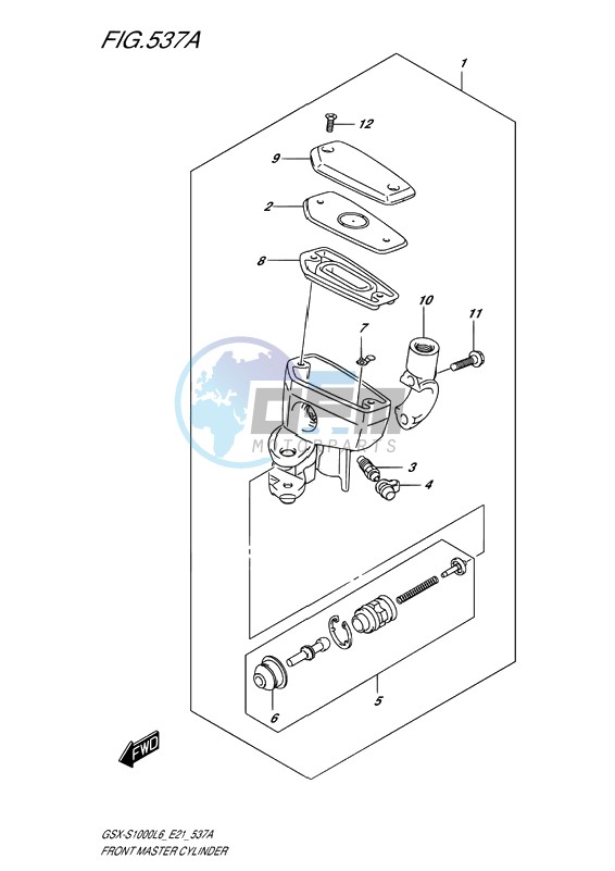 FRONT MASTER CYLINDER