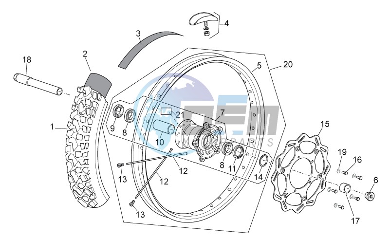 Front wheel