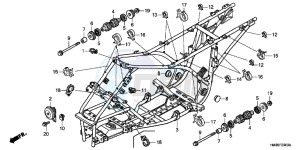 TRX250TMC drawing FRAME BODY