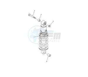 FZ8-SA 800 drawing REAR SHOCK ABSORBER