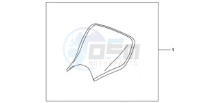 CBR1000RR9 France - (F / CMF MME TRI) drawing E-SEAT