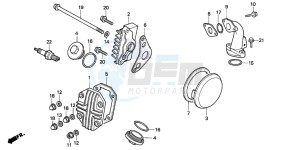 C50S drawing CYLINDER HEAD COVER