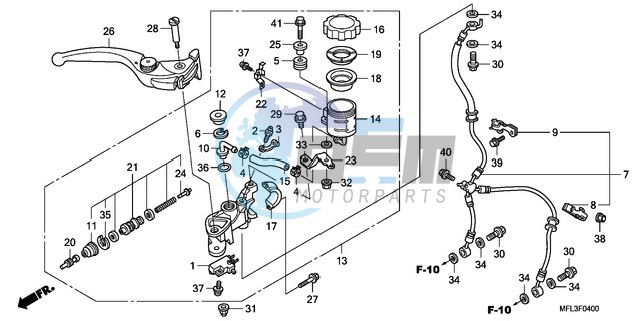 FR. BRAKE MASTER CYLINDER (CBR1000RR)