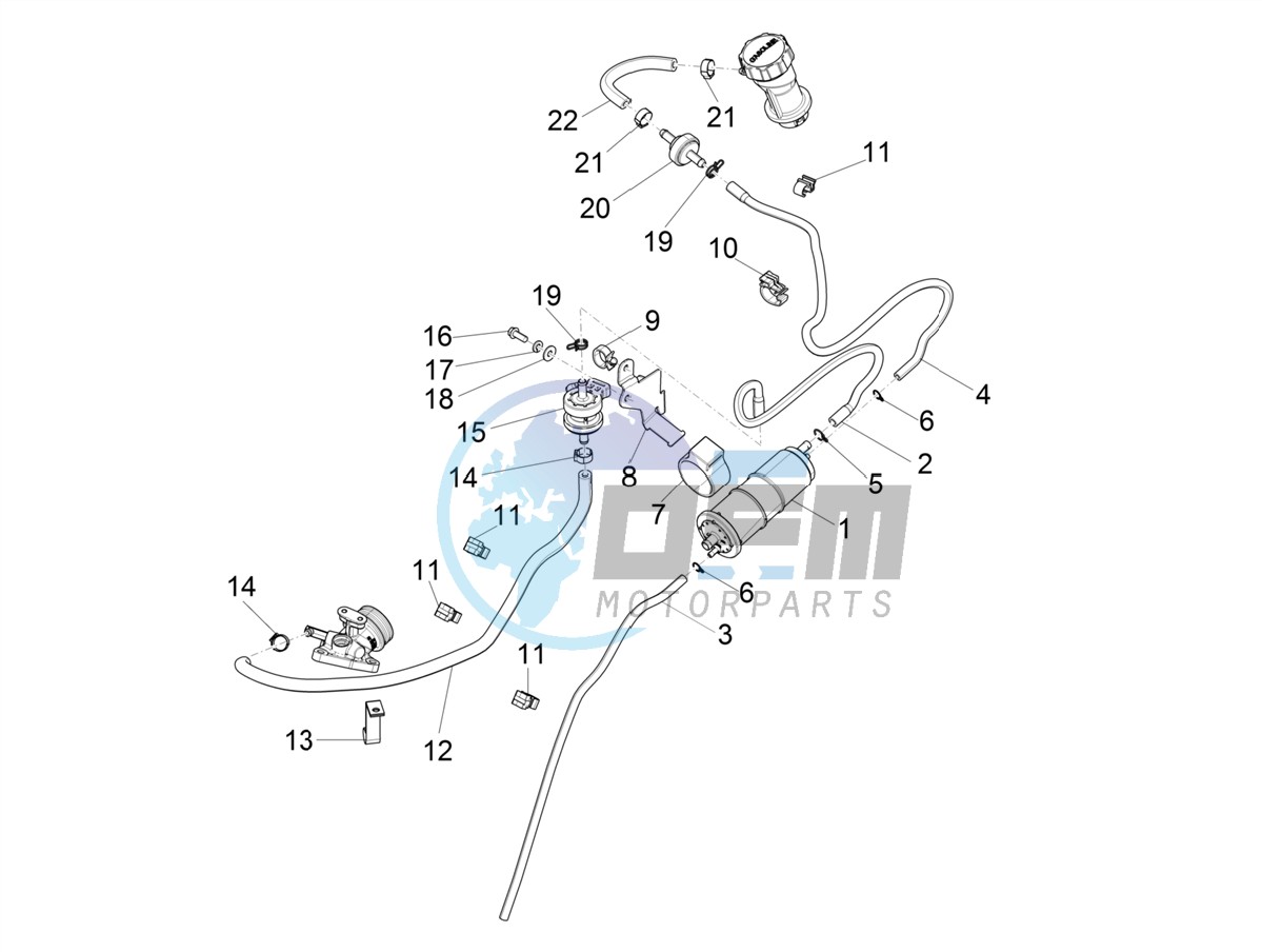 Anti-percolation system