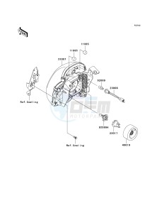 ER 650 A [ER-6N (EUROPEAN] (A6S-A8F) A7F drawing HEADLIGHT-- S- -