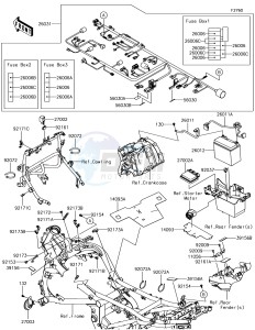 VERSYS 650 ABS KLE650FHF XX (EU ME A(FRICA) drawing Chassis Electrical Equipment