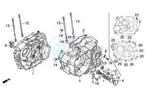 Cougar 125 drawing Crankcase