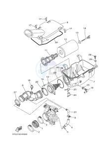 YFM700R YFM700RSE RAPTOR 700R (1VSA 1VSB 1VSC) drawing INTAKE