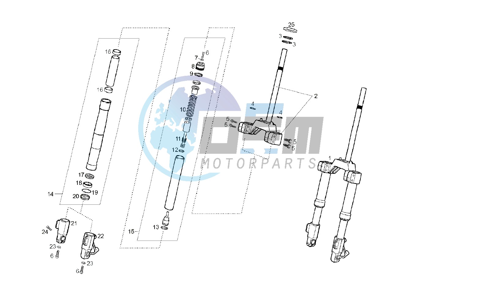 FRONT FORK SEBAC