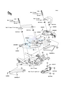 VERSYS KLE650B8F GB XX (EU ME A(FRICA) drawing Seat Cover