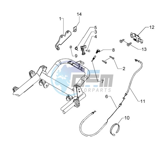 Saddle unlock control