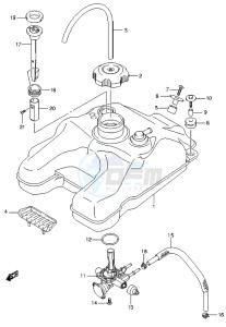 LT-Z400 drawing FUEL TANK