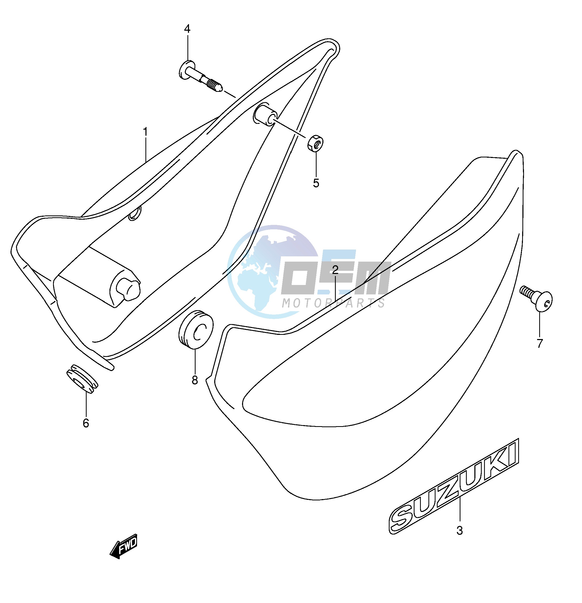 FRAME COVER (MODEL K3 K4)