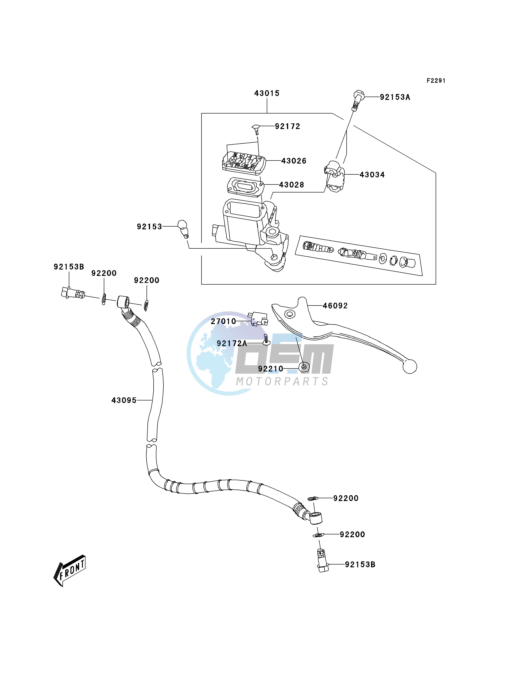 FRONT MASTER CYLINDER