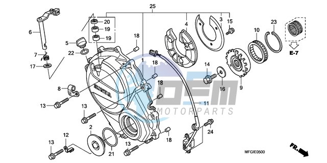 RIGHT CRANKCASE COVER