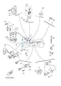 YP400R X-MAX 400 (1SD5 1SD5 1SD5 1SD5) drawing ELECTRICAL 2