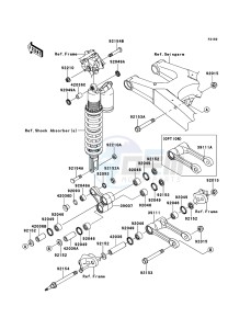 KX450F KX450FCF EU drawing Suspension