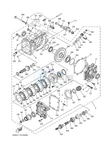 YXE700E YXE70WPHH (2MBG) drawing DRIVE SHAFT