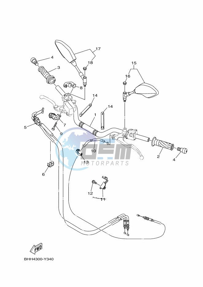 STEERING HANDLE & CABLE