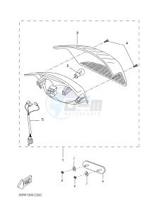 CW50 BOOSTER (5WWN) drawing TAILLIGHT