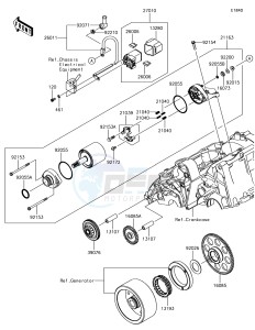 VERSYS 650 ABS KLE650FHF XX (EU ME A(FRICA) drawing Starter Motor