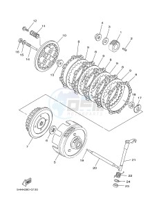 TT-R125 TT-R125LW (19CR) drawing CLUTCH