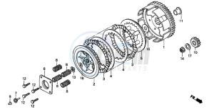 CRM50R drawing CLUTCH