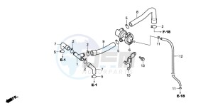 CBF600NA drawing AIR INJECTION CONTROL VALVE