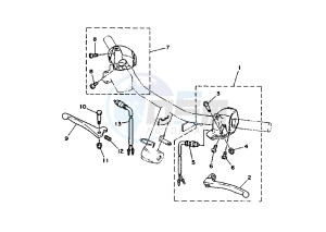 CR Z 50 drawing HANDLE SWITCH -LEVER