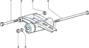 Zip 50 SP drawing Swinging arm