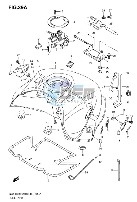 FUEL TANK (MODEL L0)