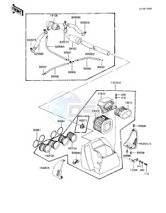 KZ 1100 D [SPECTRE] (D1-D2) [SPECTRE] drawing AIR CLEANER