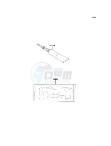 KSF 400 A [FX400] (A6F) A6F drawing GASKET KIT