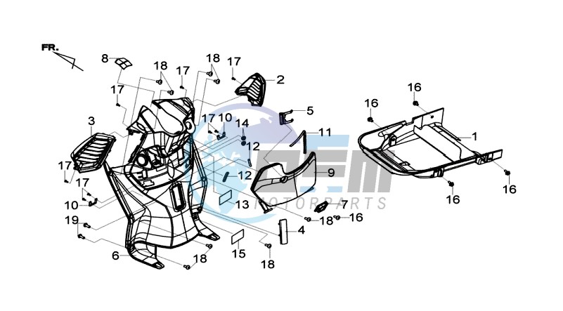 INNER LEG SHIELD