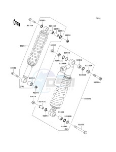 KRF 750 M [TERYX 750 FI 4X4 NRA OUTDOORS] (M9F9) M9F drawing SHOCK ABSORBER-- S- -